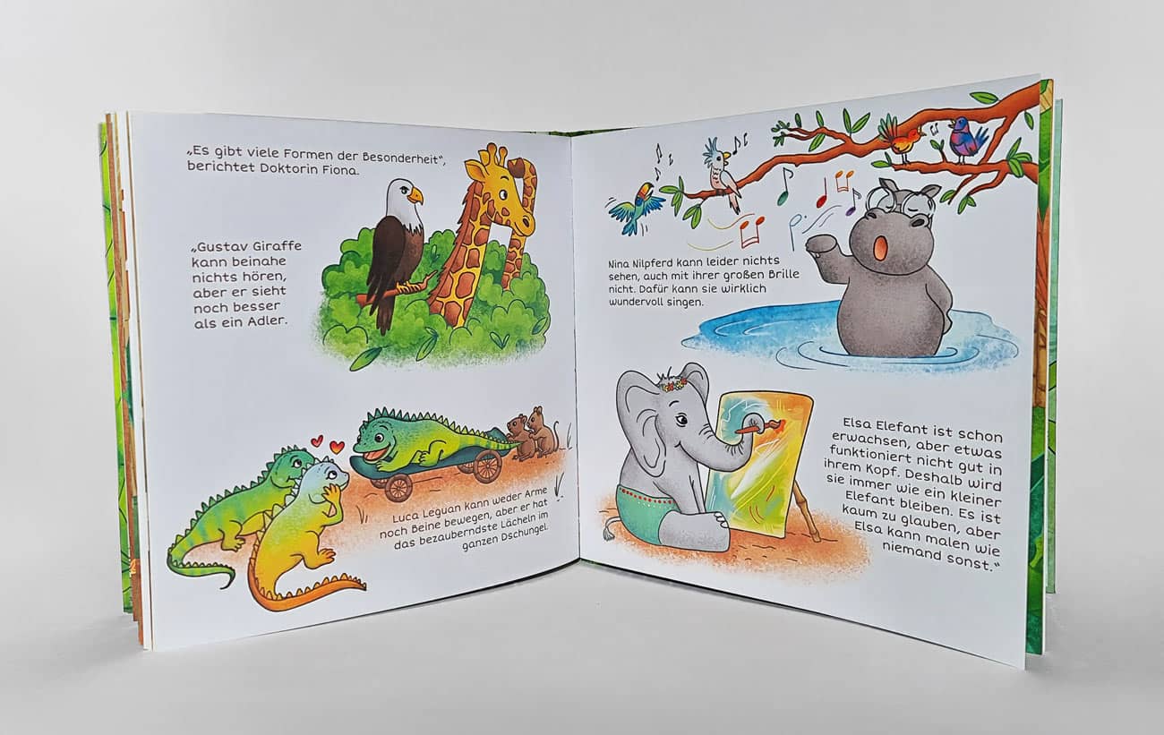 Kinderbuch-Illustration Paul der Panda | Sabrina Hassler | Sabrillu